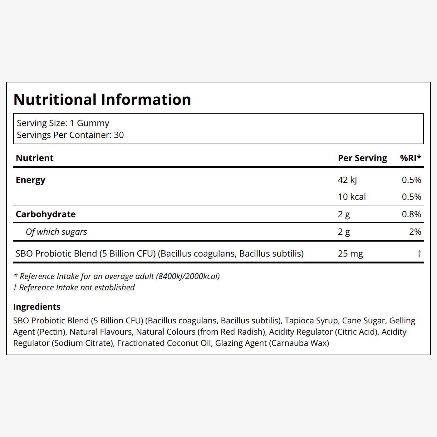 SBO Probiotics Kids - Gummies - Berry - Image 2