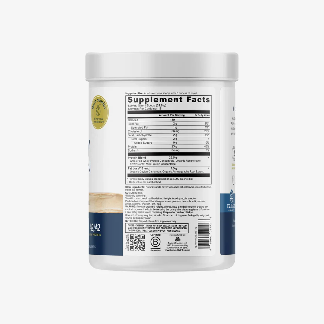 Whey Protein + Fat Loss Blend - Cinnamon Vanilla - Image 3