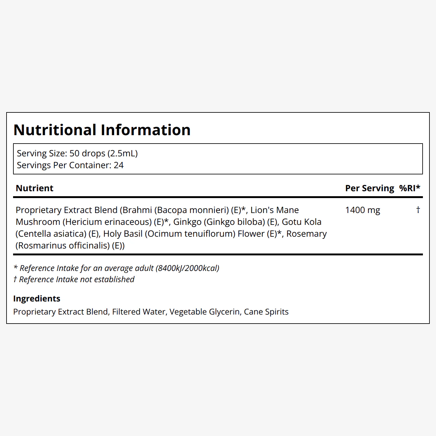 CEREBRUM Tonic | Nootropic + Cognitive Support - Image 2