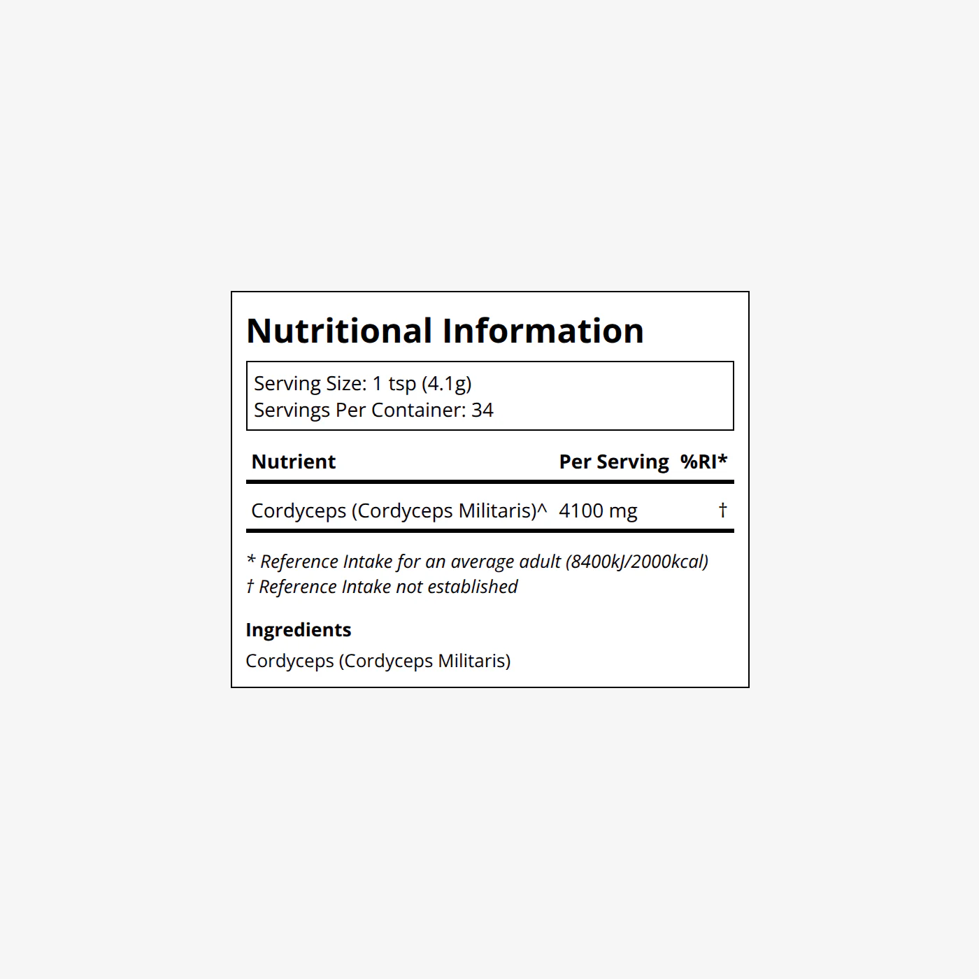 CORDYCEPS | Organic Mushroom Powder, Energy Super Tonic - Image 2