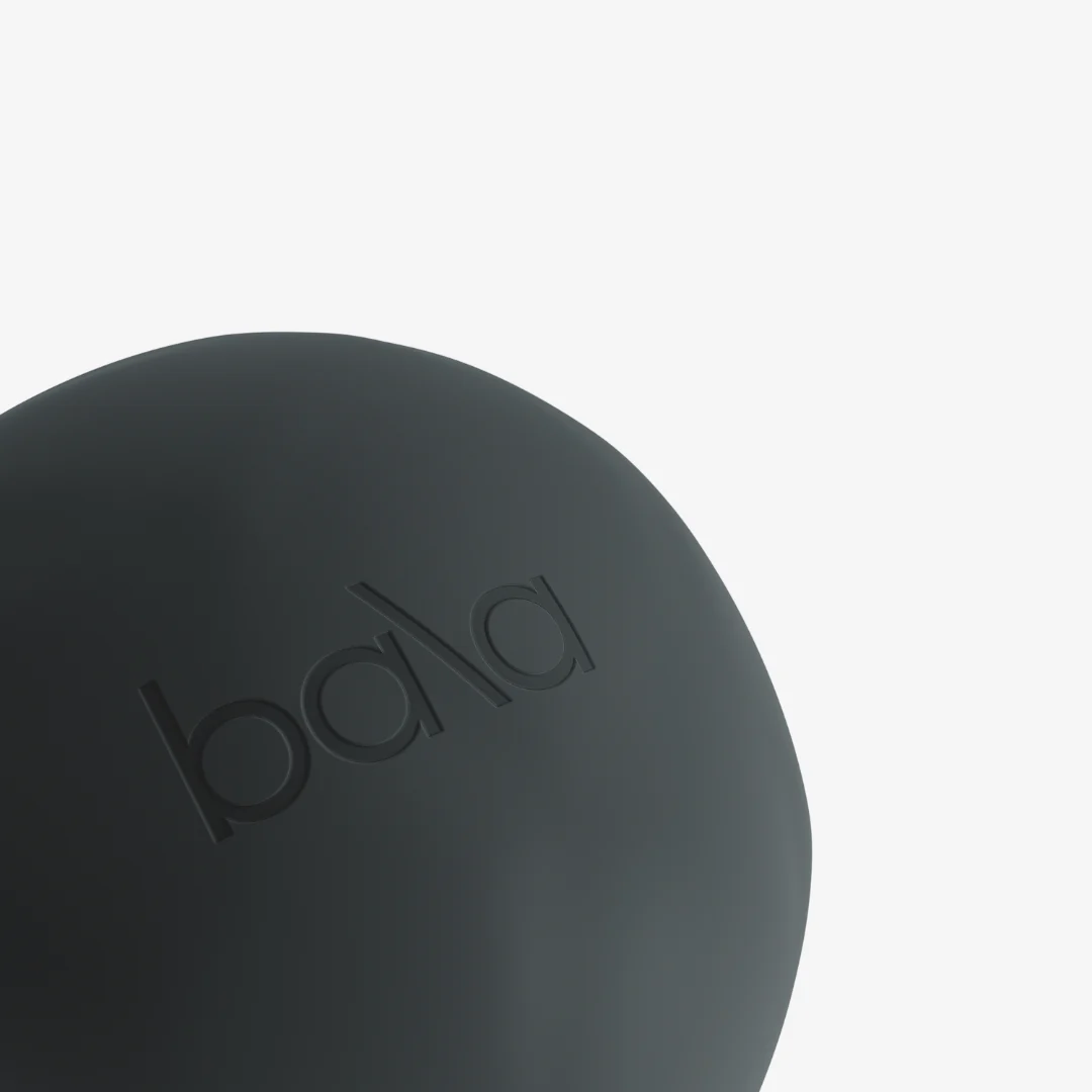 Bala Pilates Ball (Non-Weighted) - Charcoal - Image 3
