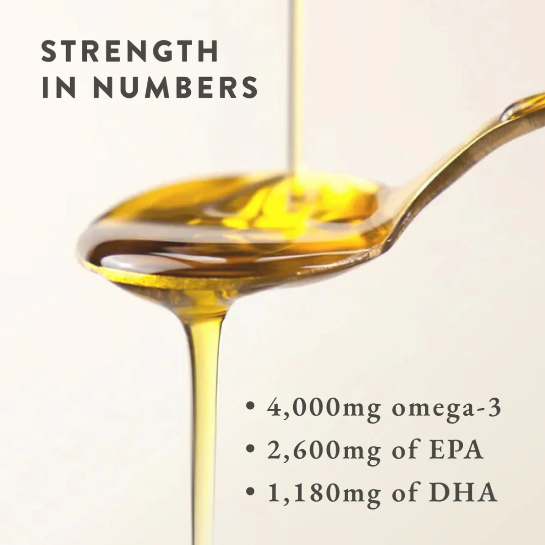 Life & Soul High Strength Omega-3 Fish Oil - 150ml Bottle - Image 3