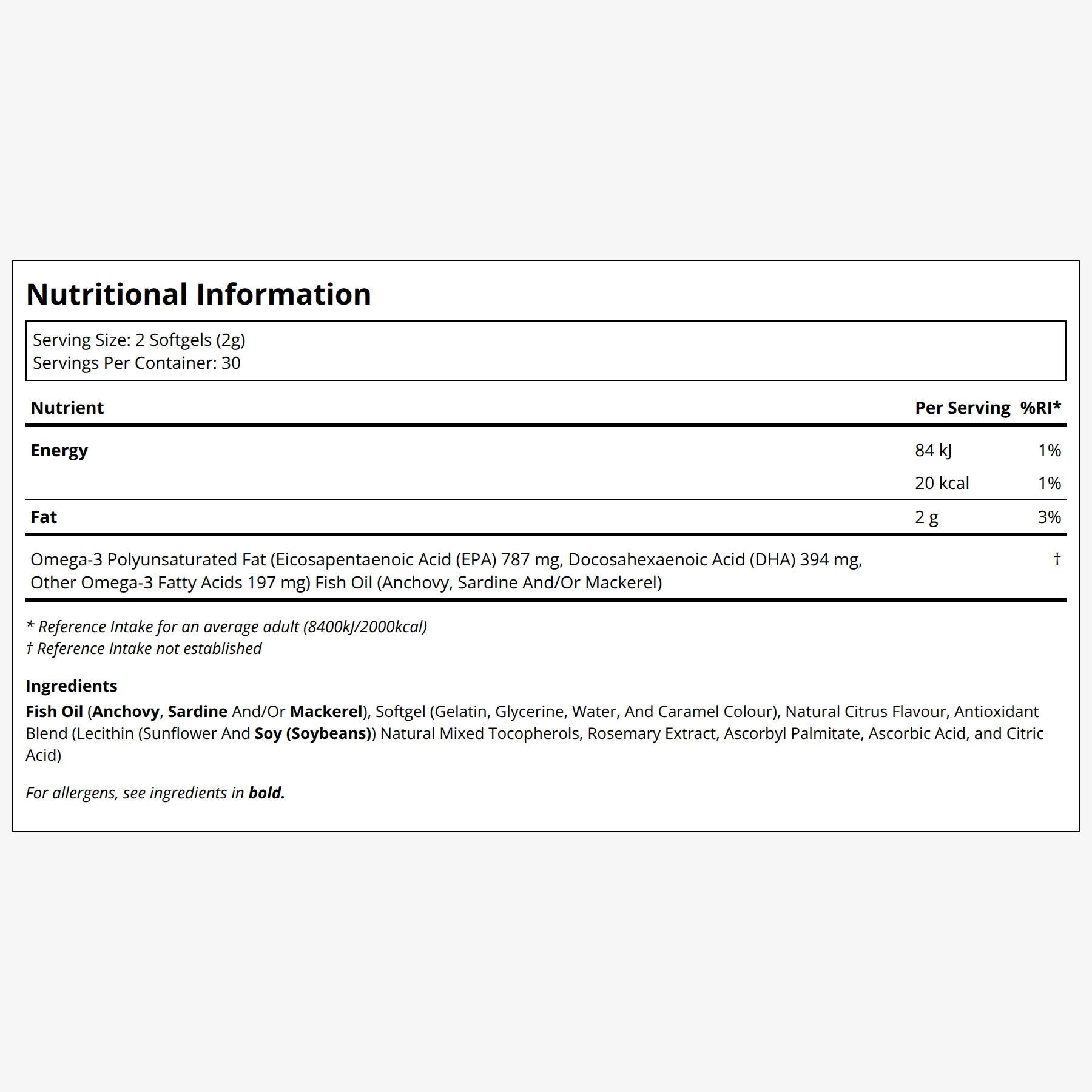 Ideal Omega3 Softgels - Image 2