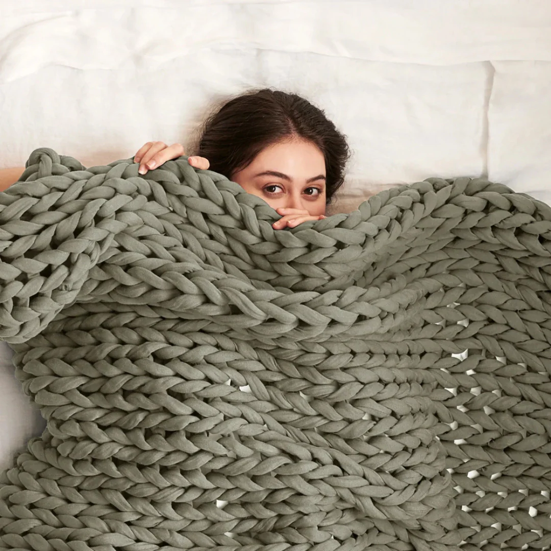 Tencel Weighted Blanket - Sage - Image 4