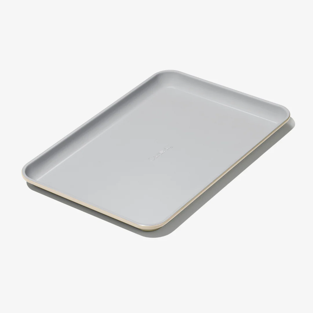 Non-Stick Ceramic Baking Sheet Cream - Image 4