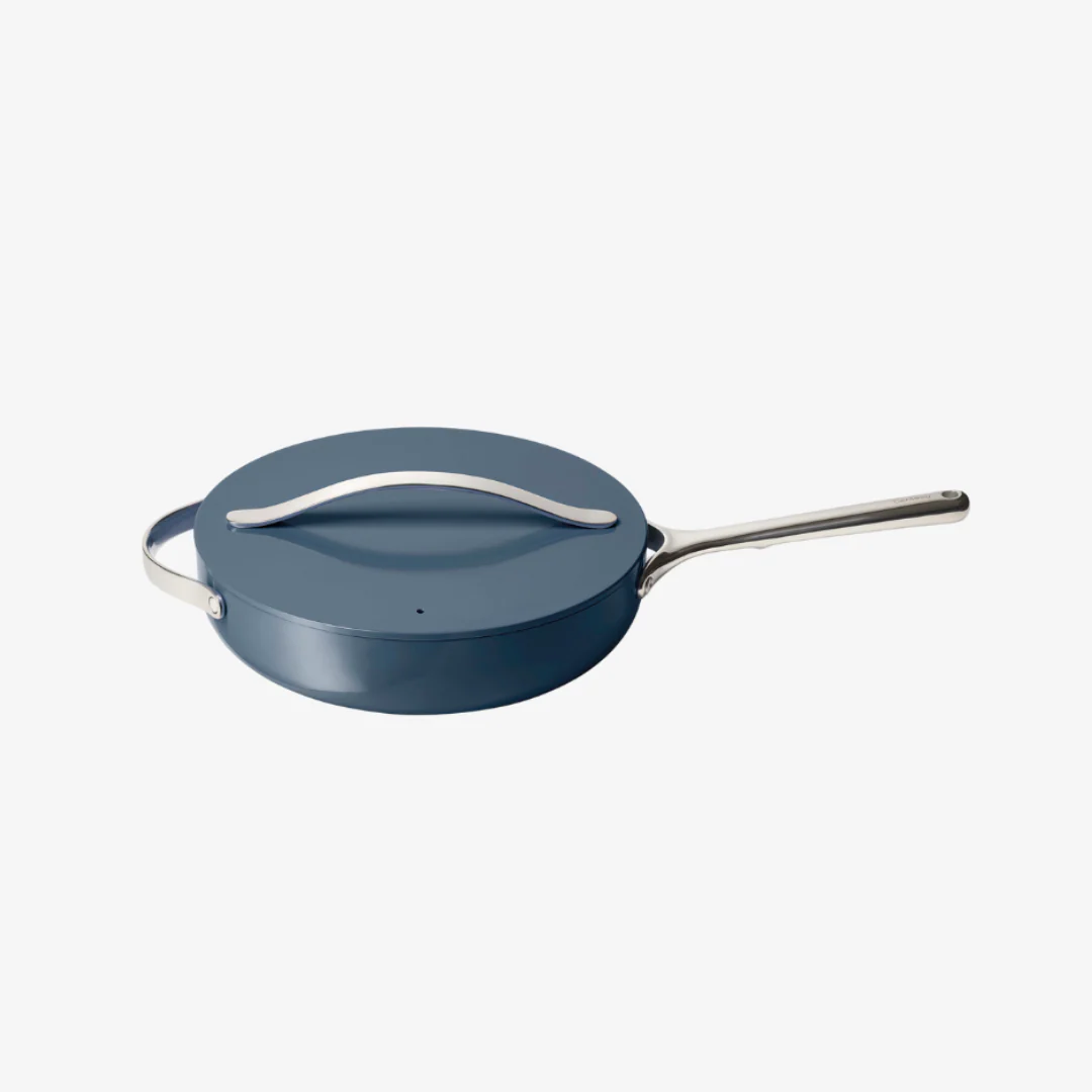 Non-Toxic Ceramic Non-Stick Cookware Set Navy - Image 2