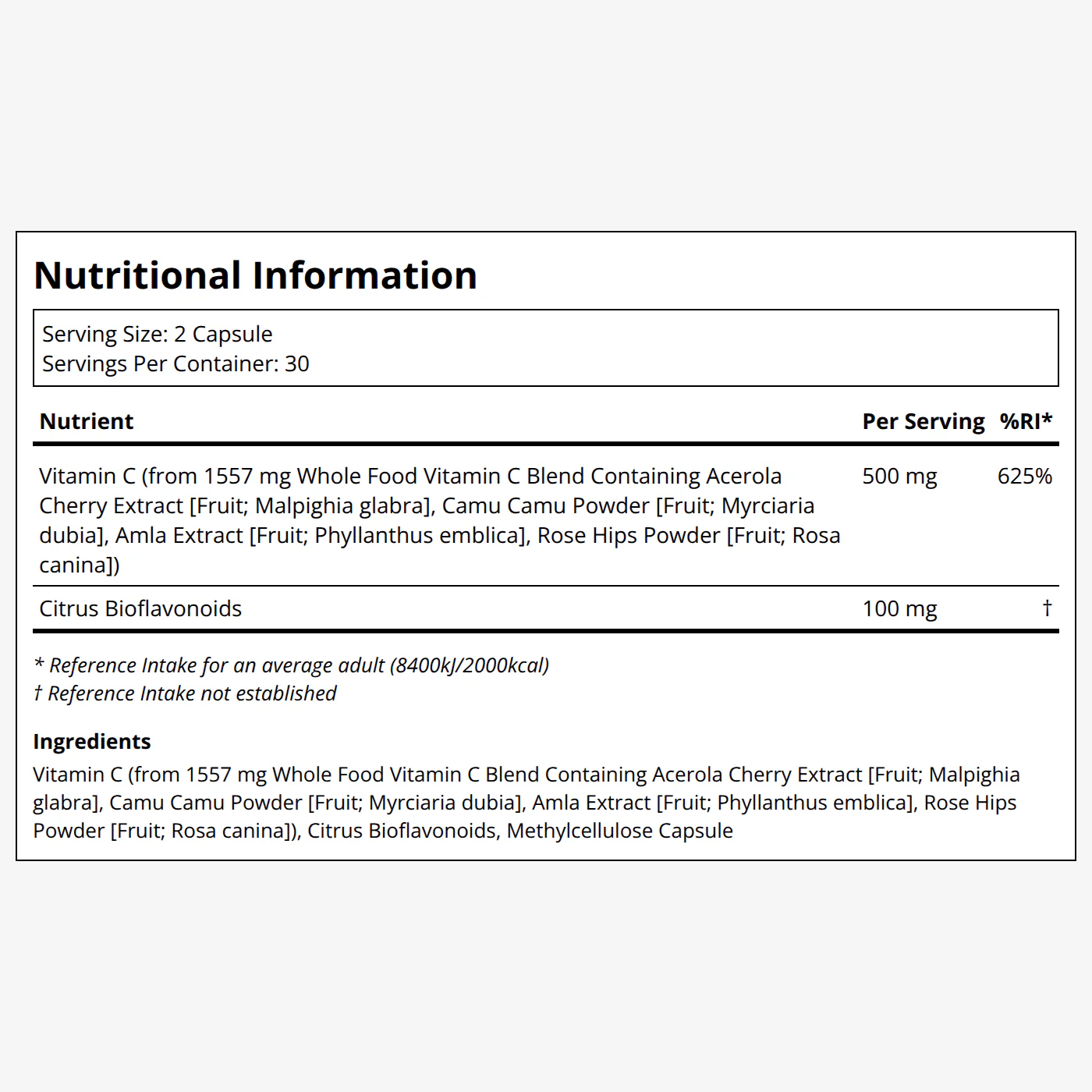 Whole Food Vitamin C - Image 2