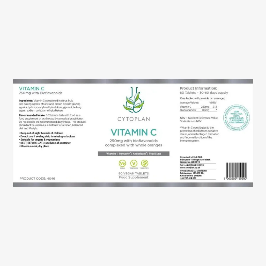 Vitamin C + Bioflavonoids 250mg / 80mg - Image 2