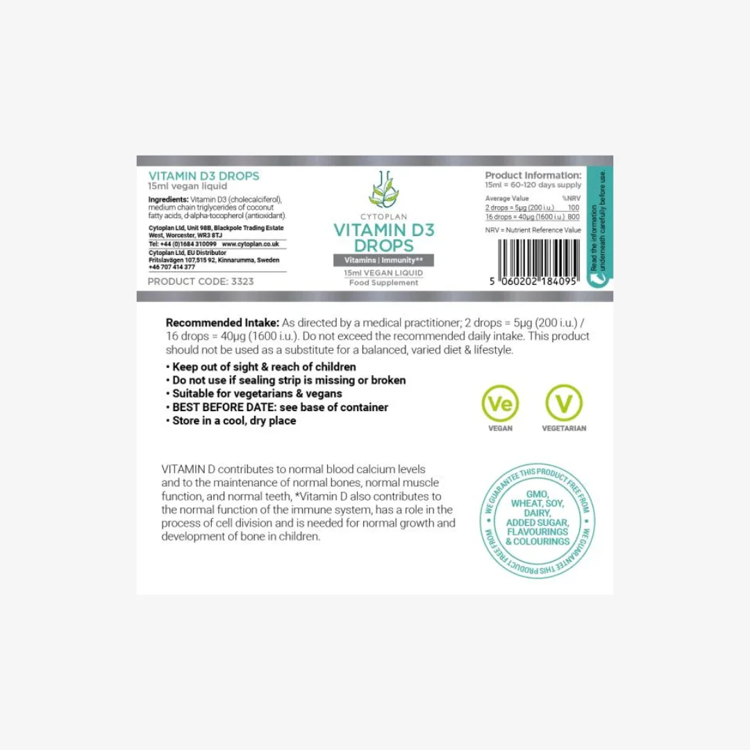 Vitamin D3 Drops - Image 2