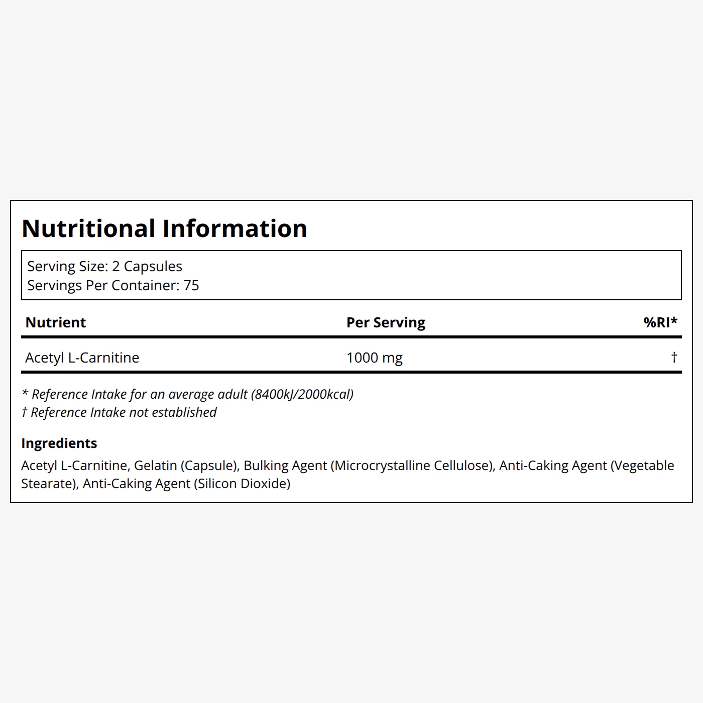 Acetyl L-Carnitine - Image 2