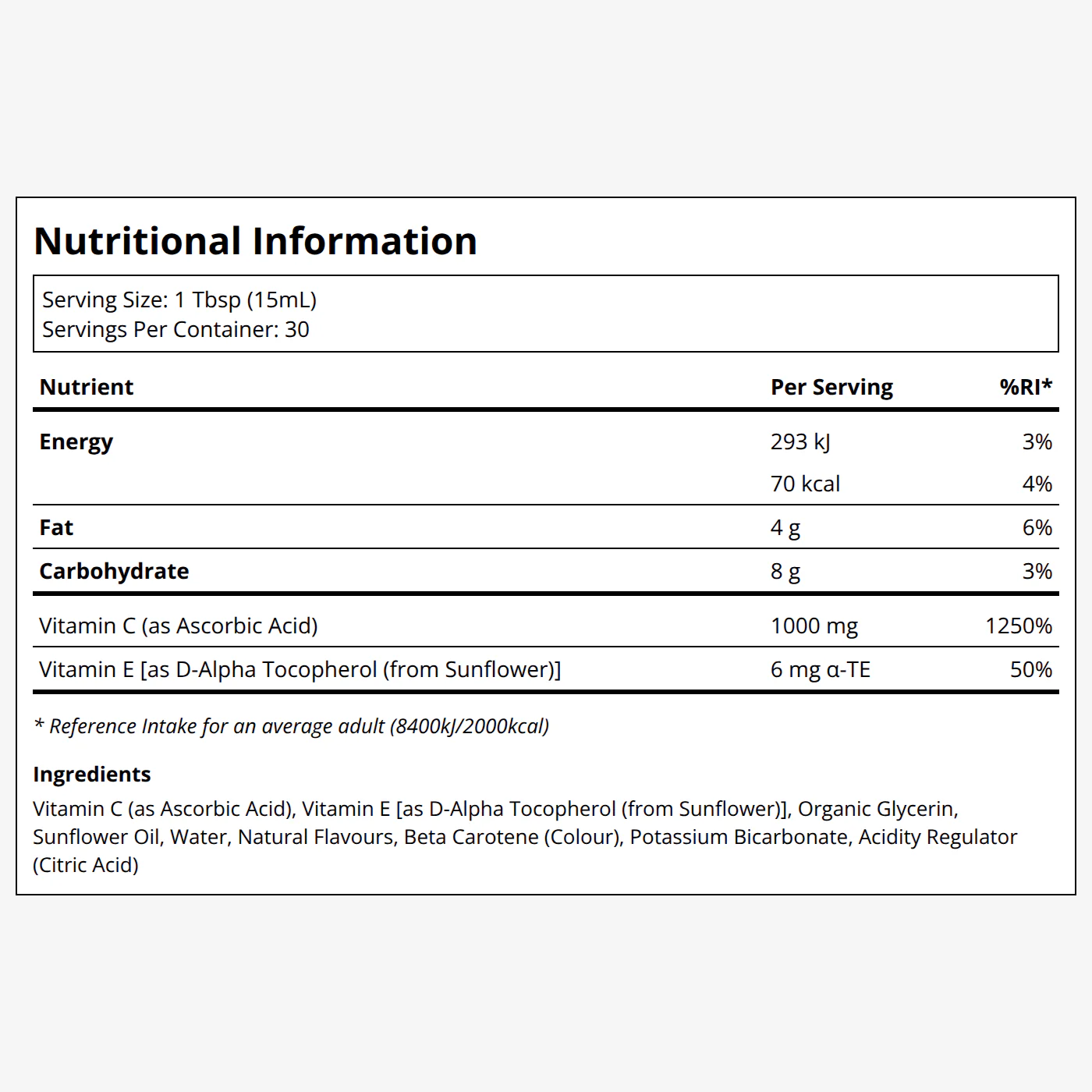 Liposomal Vitamin C - Liquid - Image 2