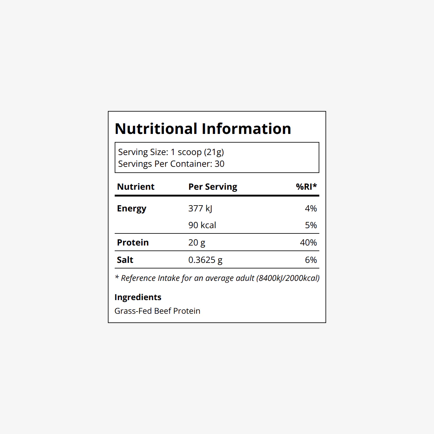 Prime Protein - Unflavoured - Image 3