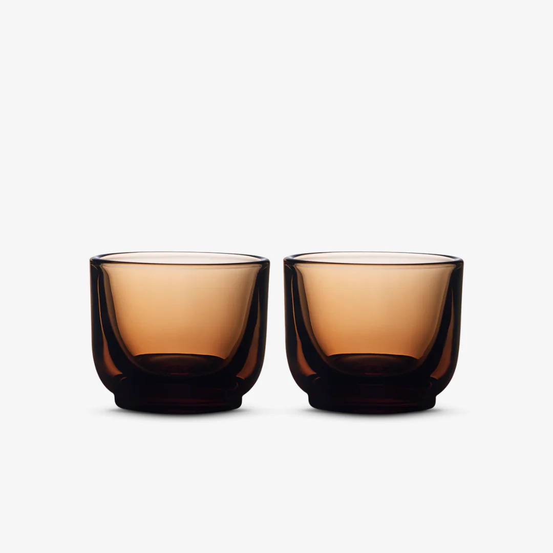 Pirch Espresso Glasses - Amber