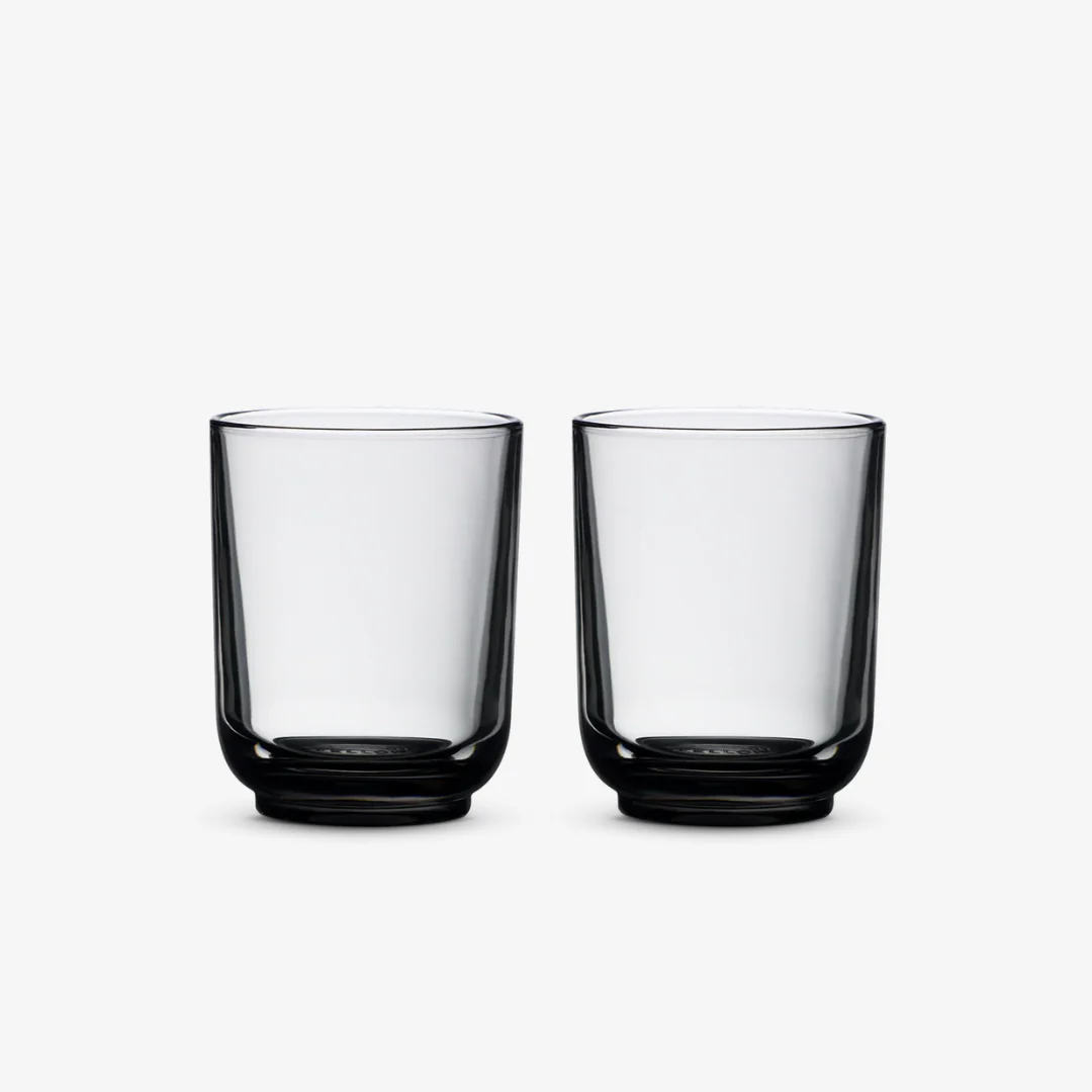 Pirch Latte Glasses - Smoke