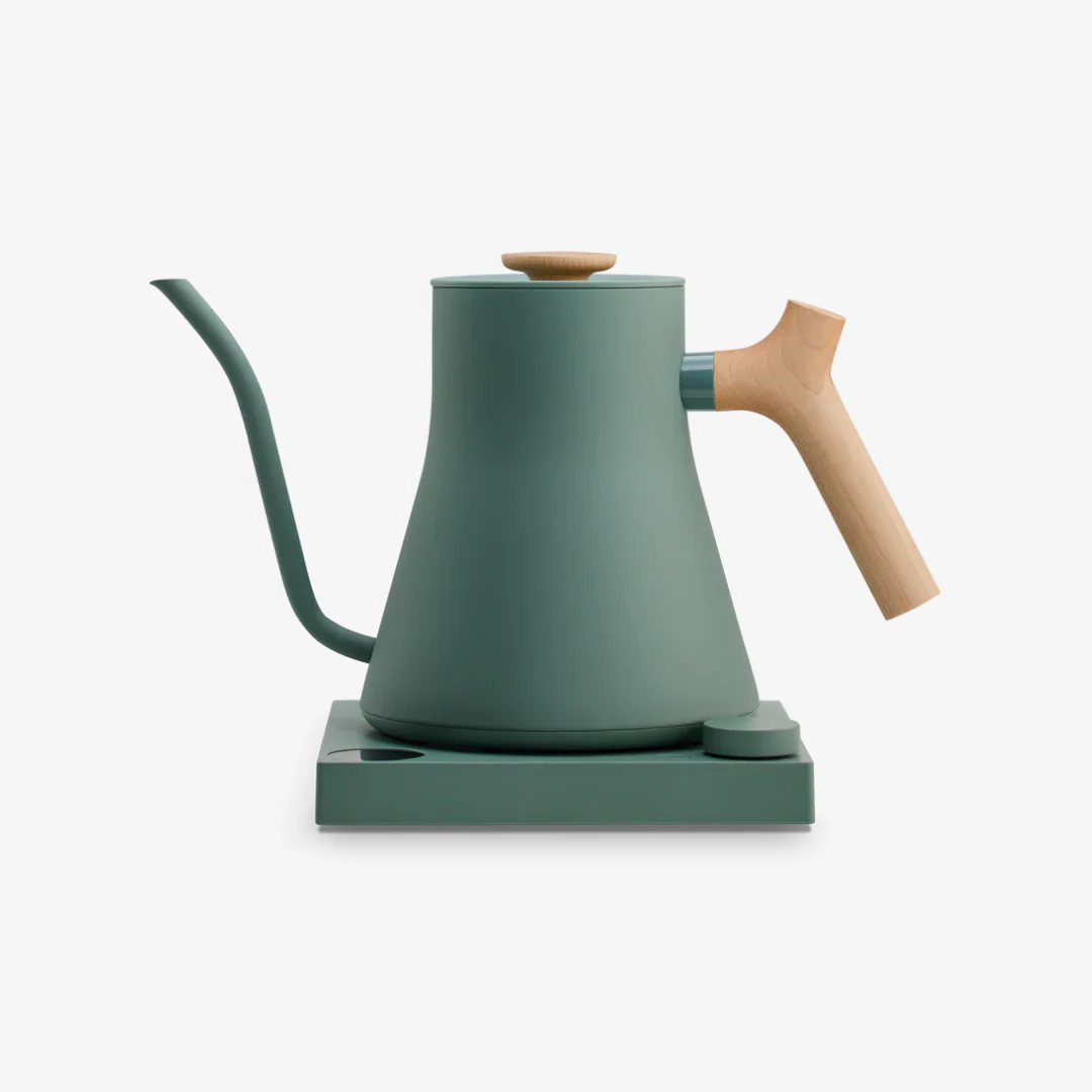 Stagg EKG Electric Kettle - Smoke Green + Maple