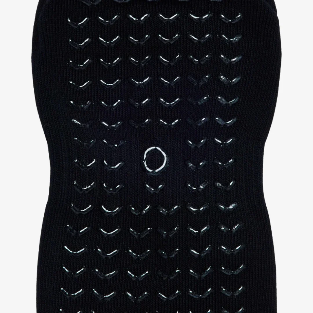 ÔWEAR Crew Sporty Stripes Pilates Grip Socks - Black - Image 3