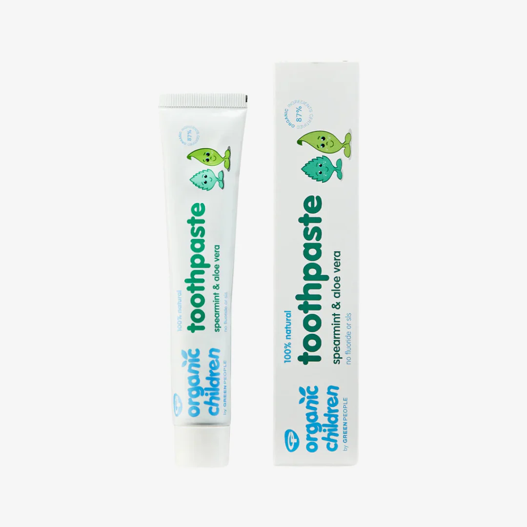 Organic Children Spearmint & Aloe Vera Toothpaste - Image 2