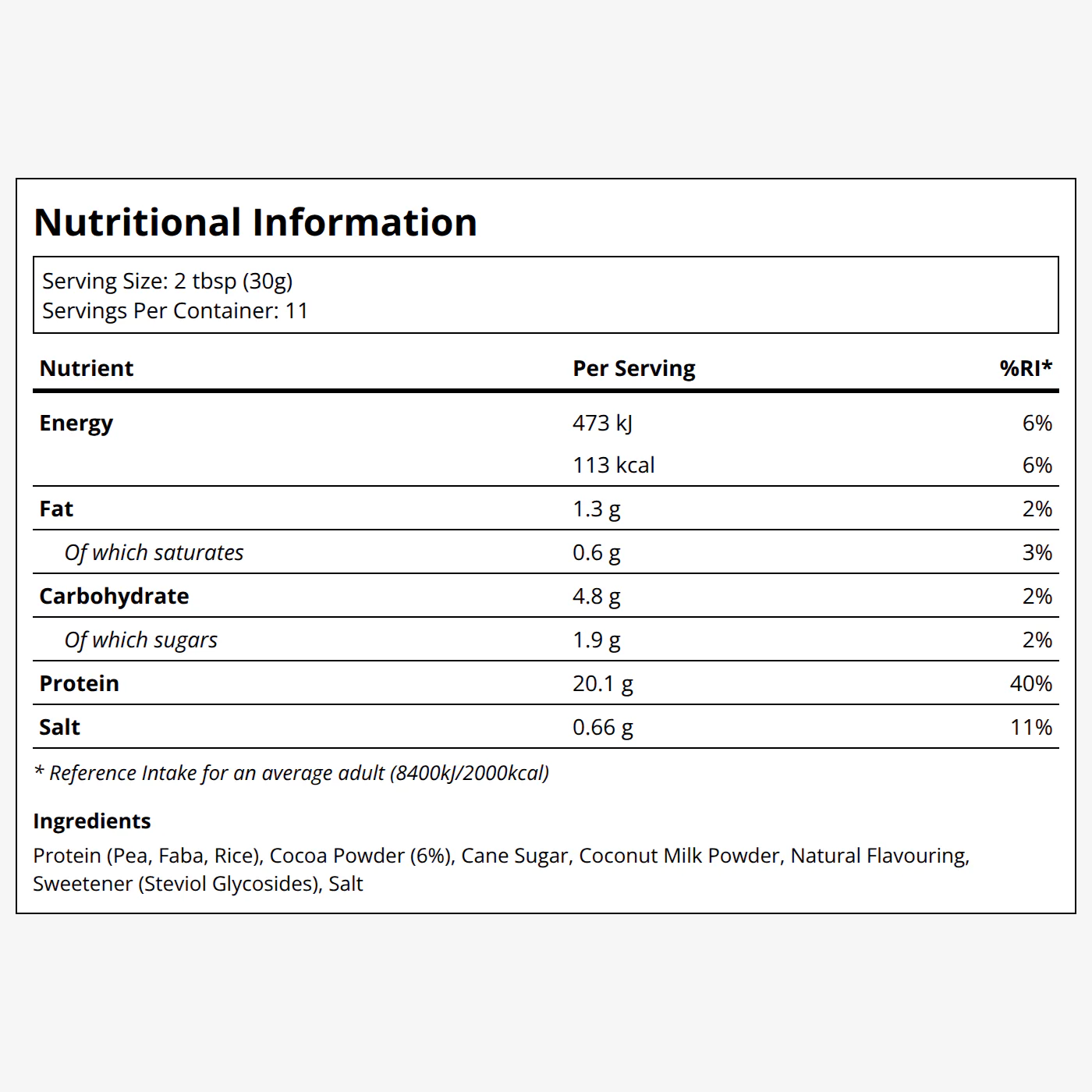 Protein Powder Chocolate - Image 2