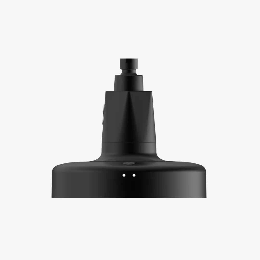 Red Light Showerhead Filter - Matte Black