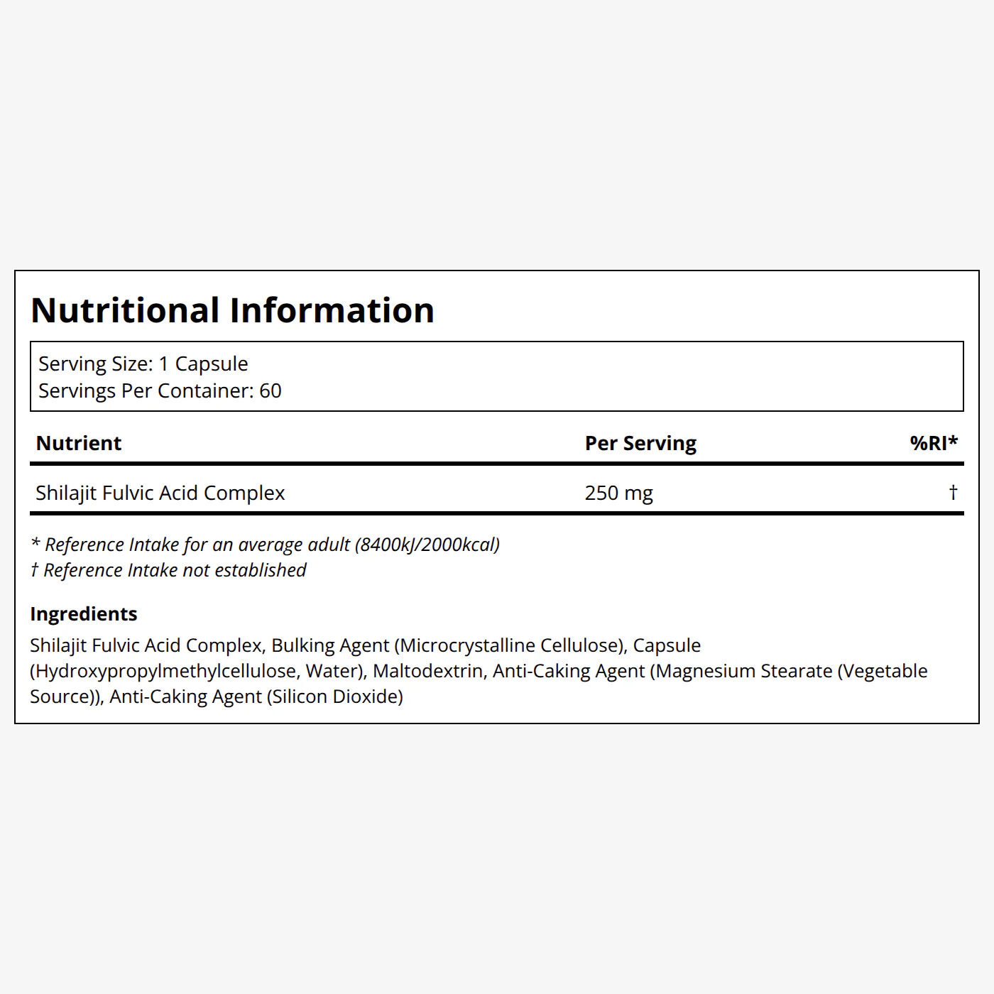Shilajit Fulvic Acid Complex - Image 2