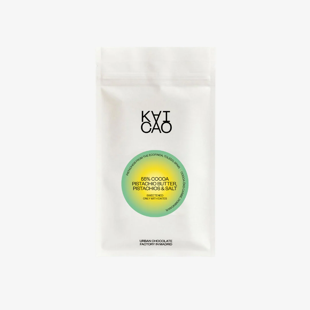55% Cacao With Pistachio Butter, Roasted Pistachios & Salt