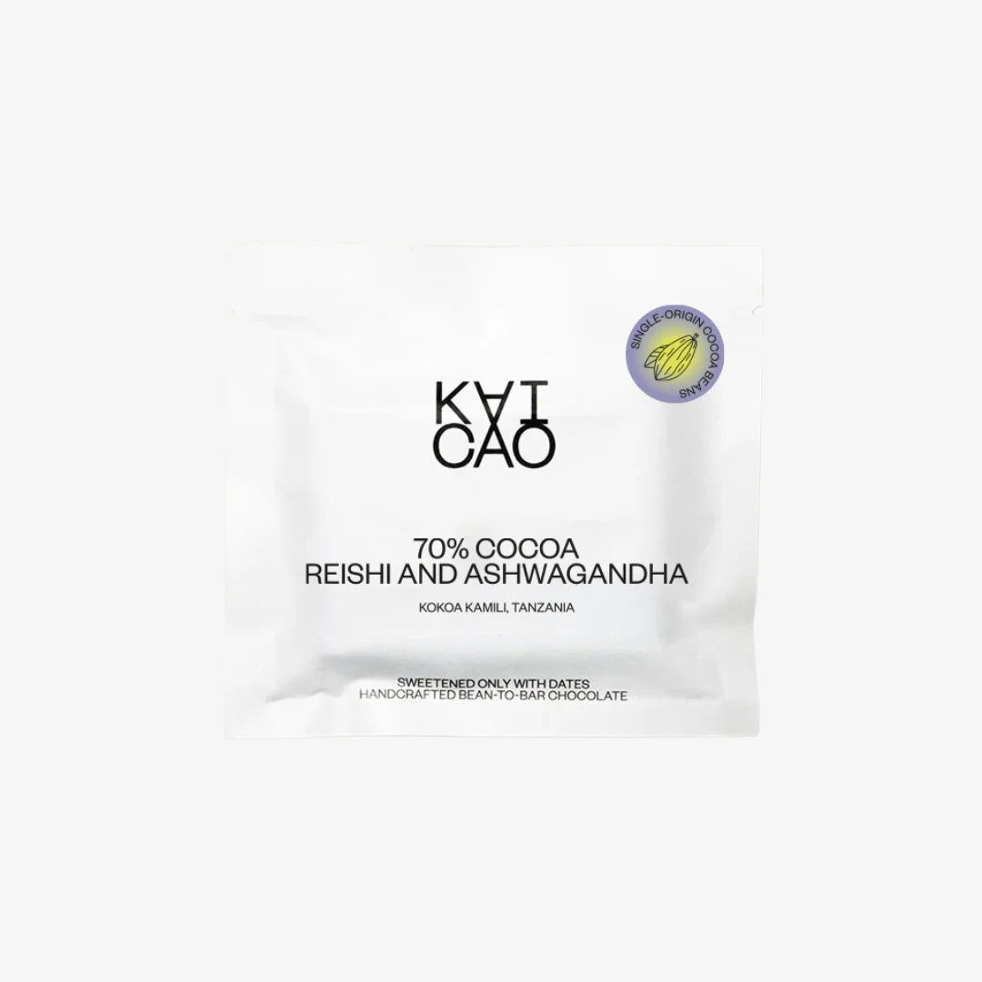 Mindfulness Functional Chocolate Bar - Daily Dose for Calm & Clarity with Reishi & Ashwagandha