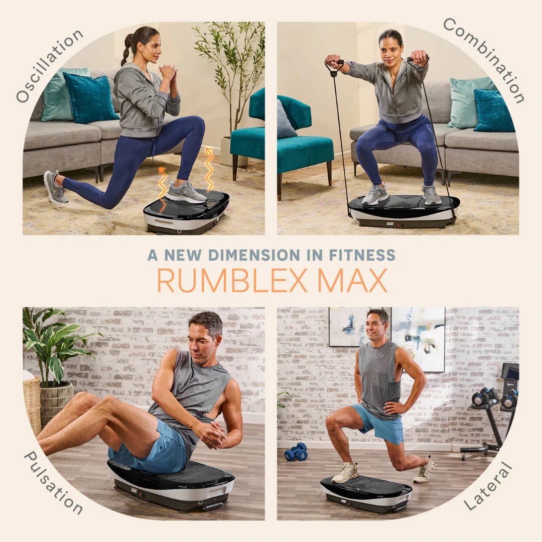 Rumblex Max 4D Vibration Plate - Black - Image 6