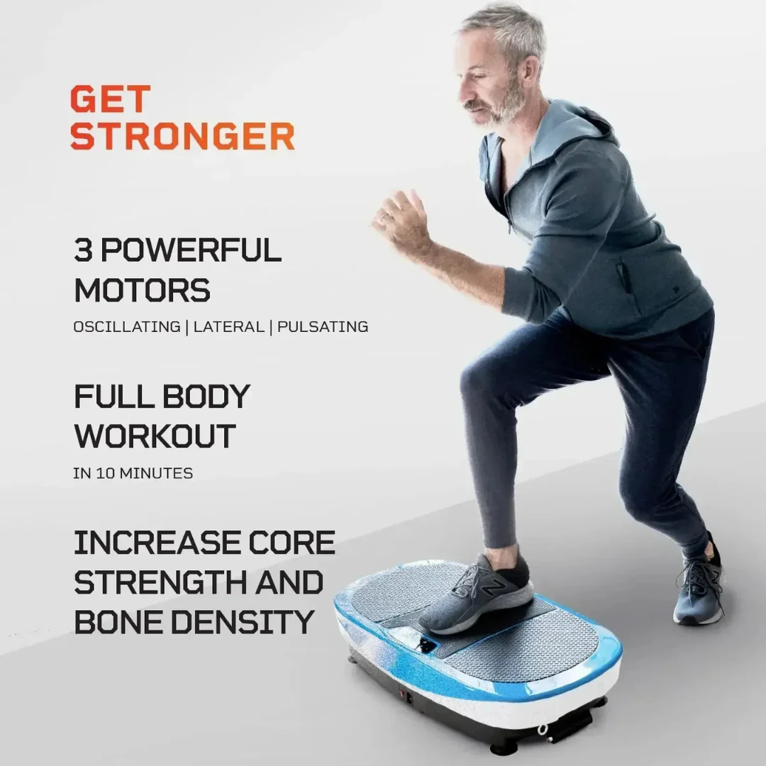 Rumblex Max 4D Vibration Plate - Blue - Image 4
