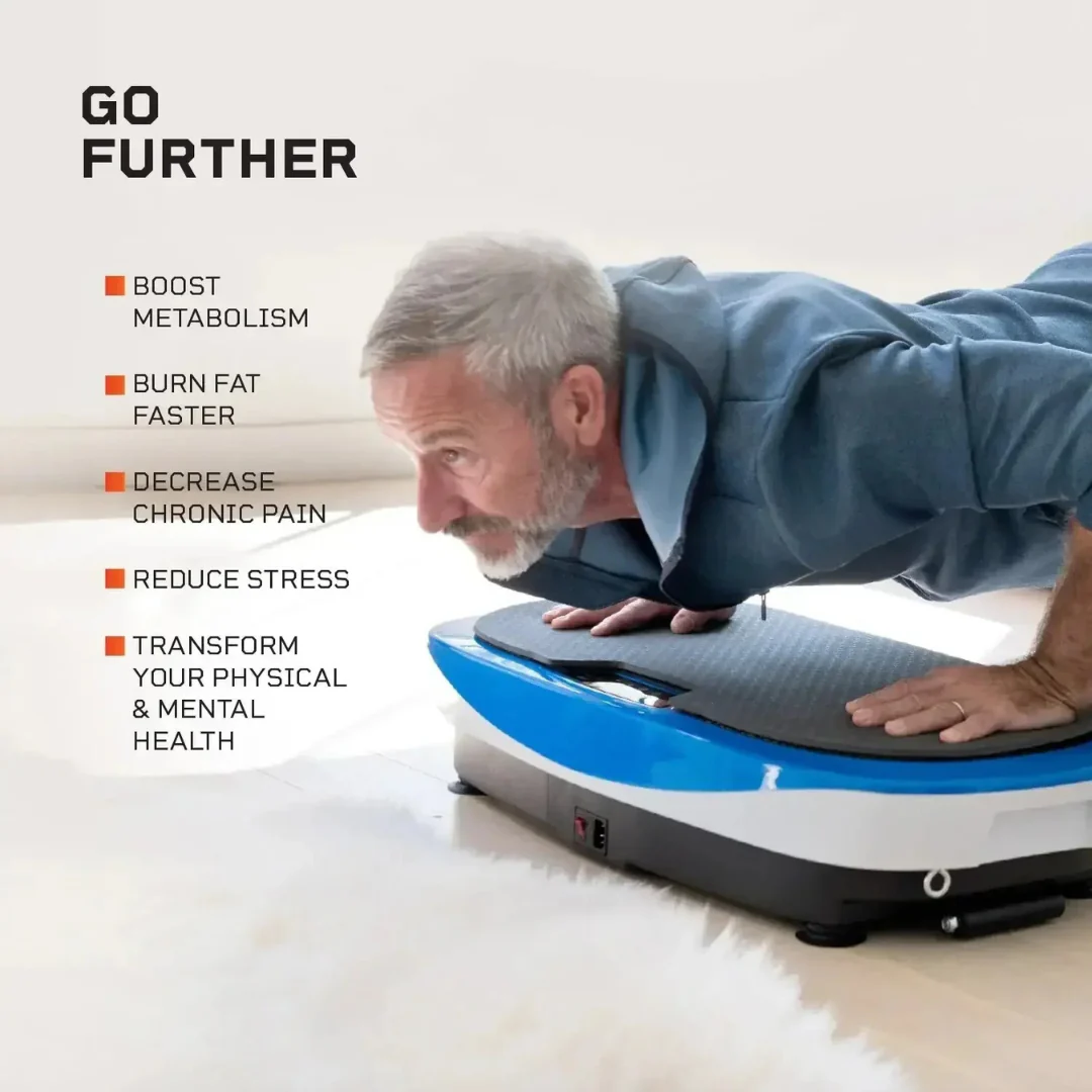 Rumblex Max 4D Vibration Plate - Blue - Image 6