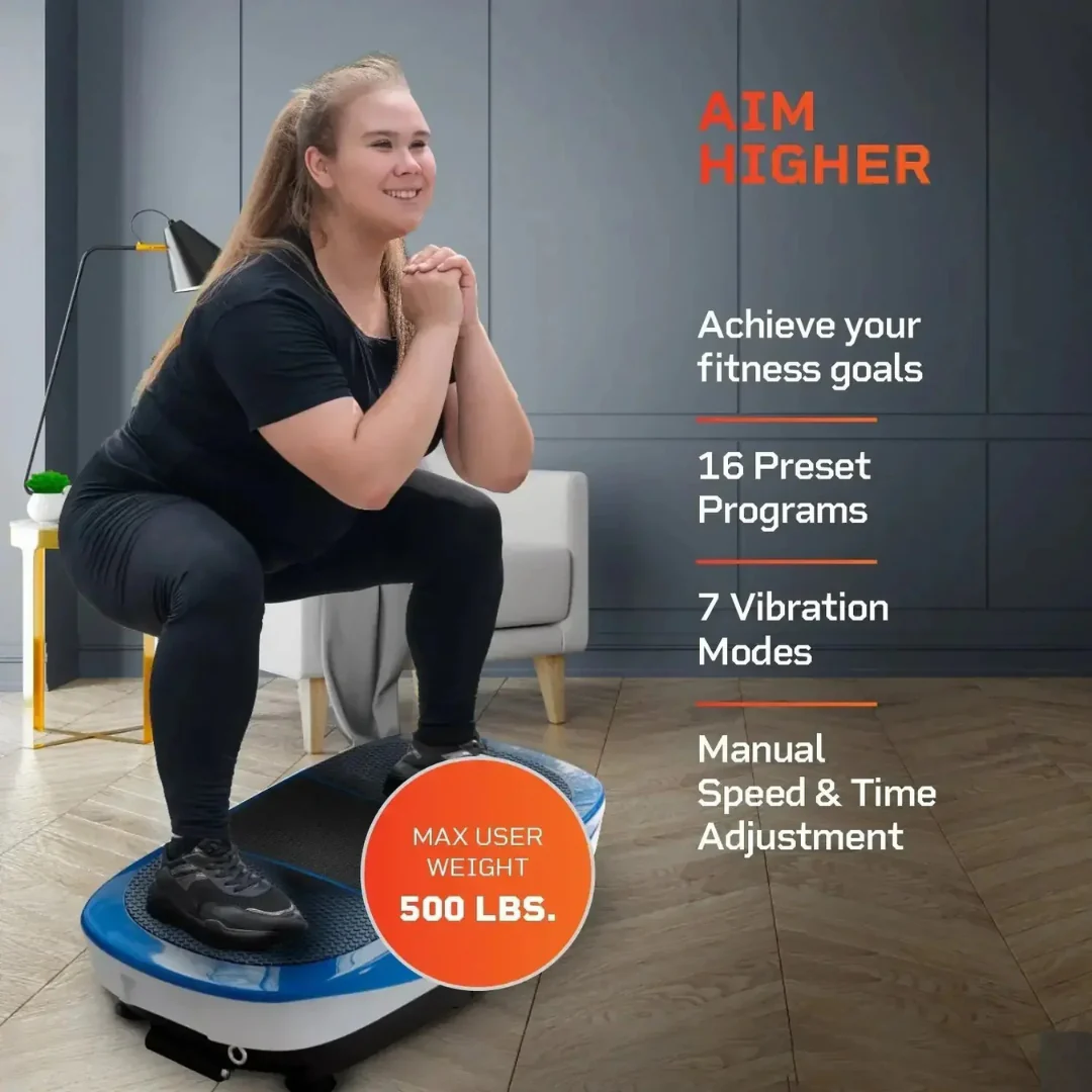 Rumblex Max 4D Vibration Plate - Blue - Image 7