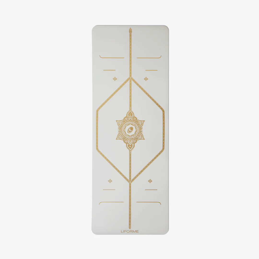 Liforme White Magic Travel Yoga Mat - Image 2