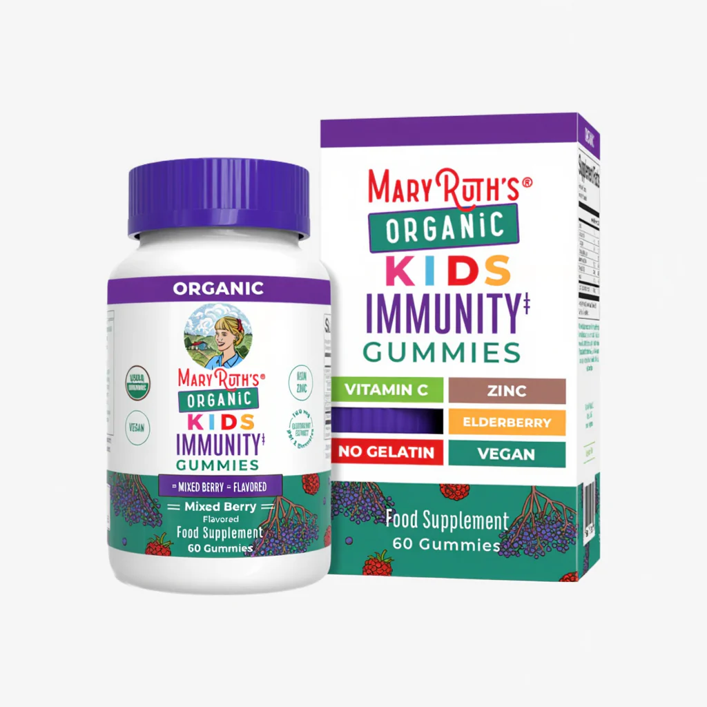 Organic Kids Immunity Gummies - Mixed Berry