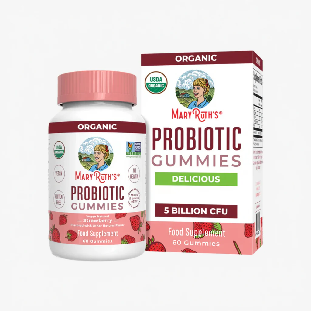 Organic Probiotic Gummies - Strawberry