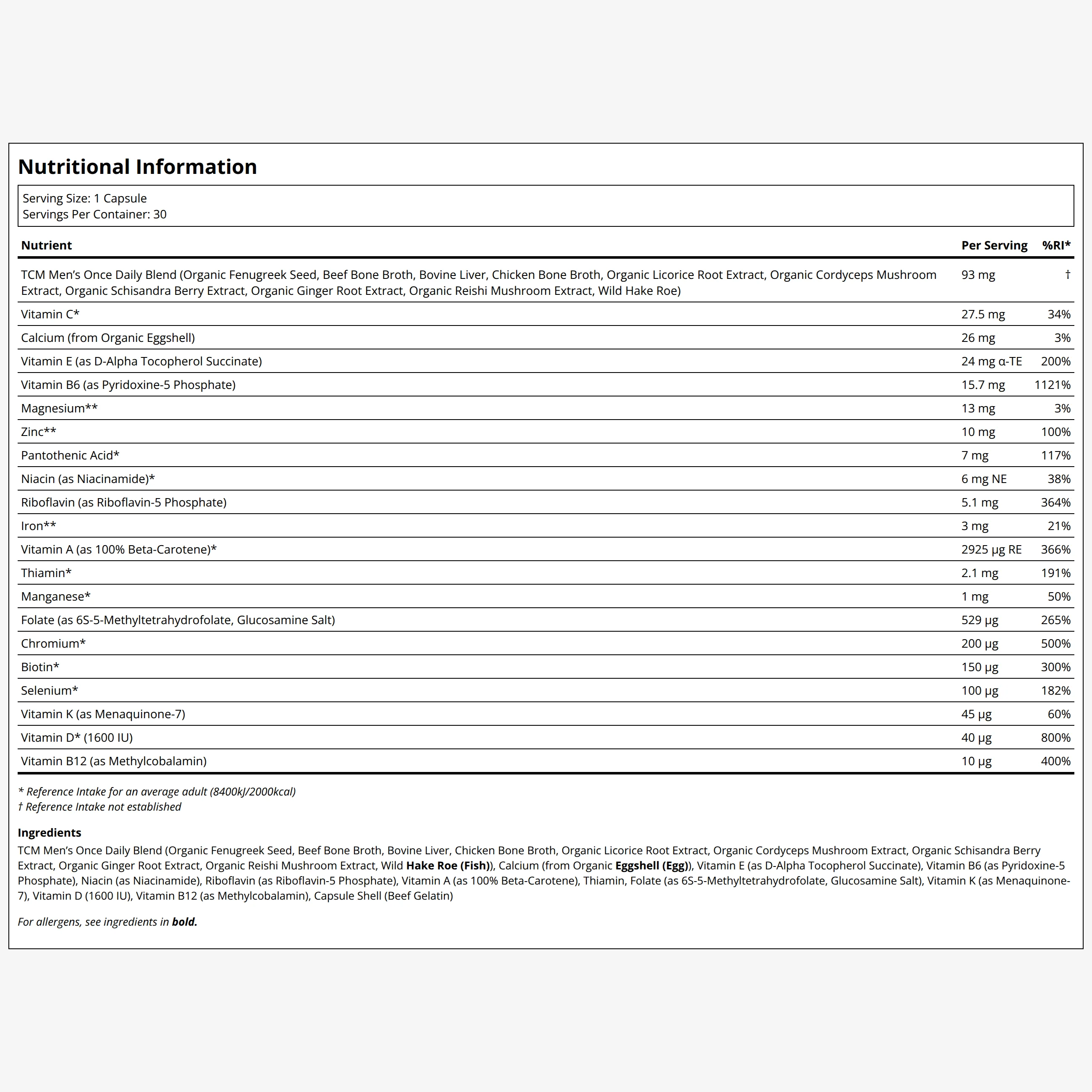 Men's Multivitamin Once Daily - Image 2