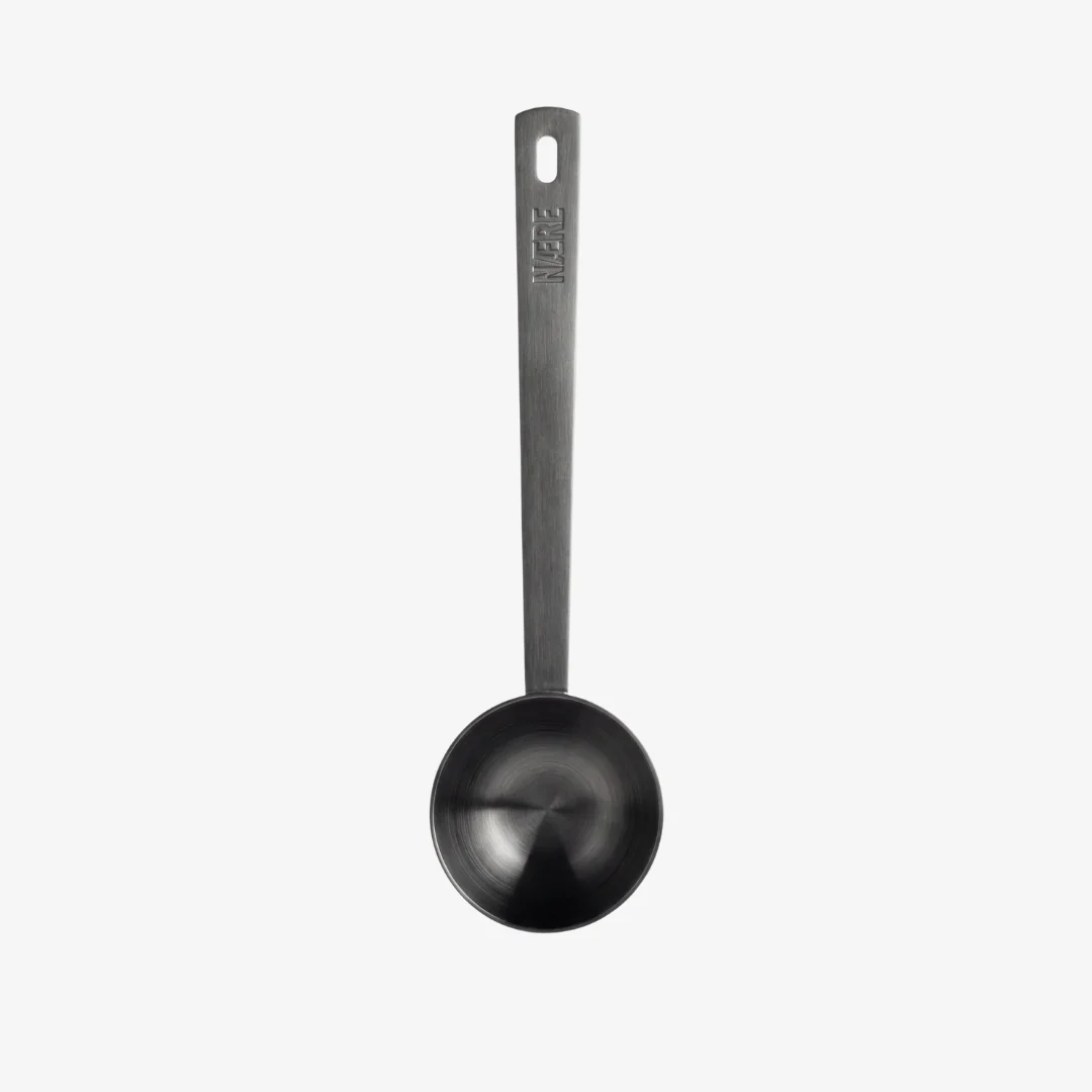 Brushed Black Stainless Steel Measuring Scoop