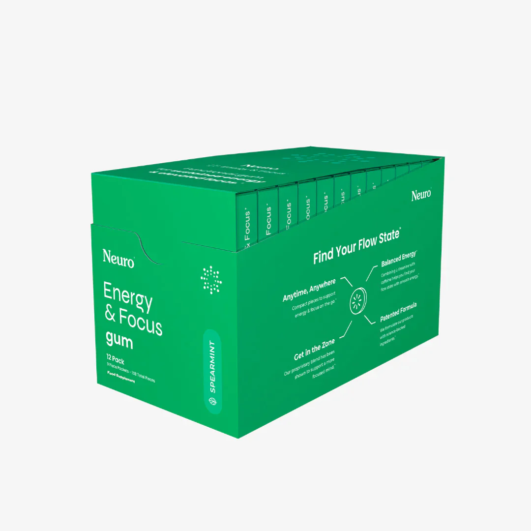 Energy & Focus Gum - Spearmint - Image 3