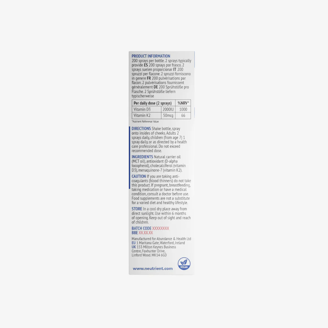D3 + K2 Oral Spray - Image 2