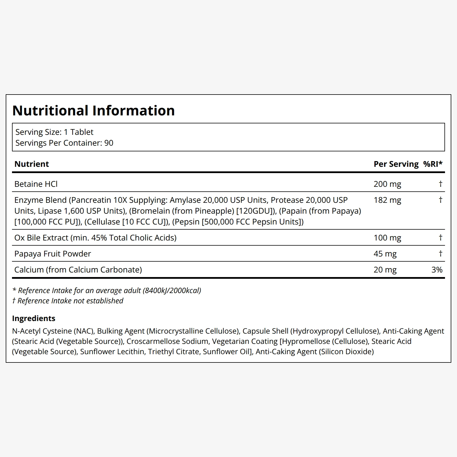 Super Enzymes Tablets - Image 2