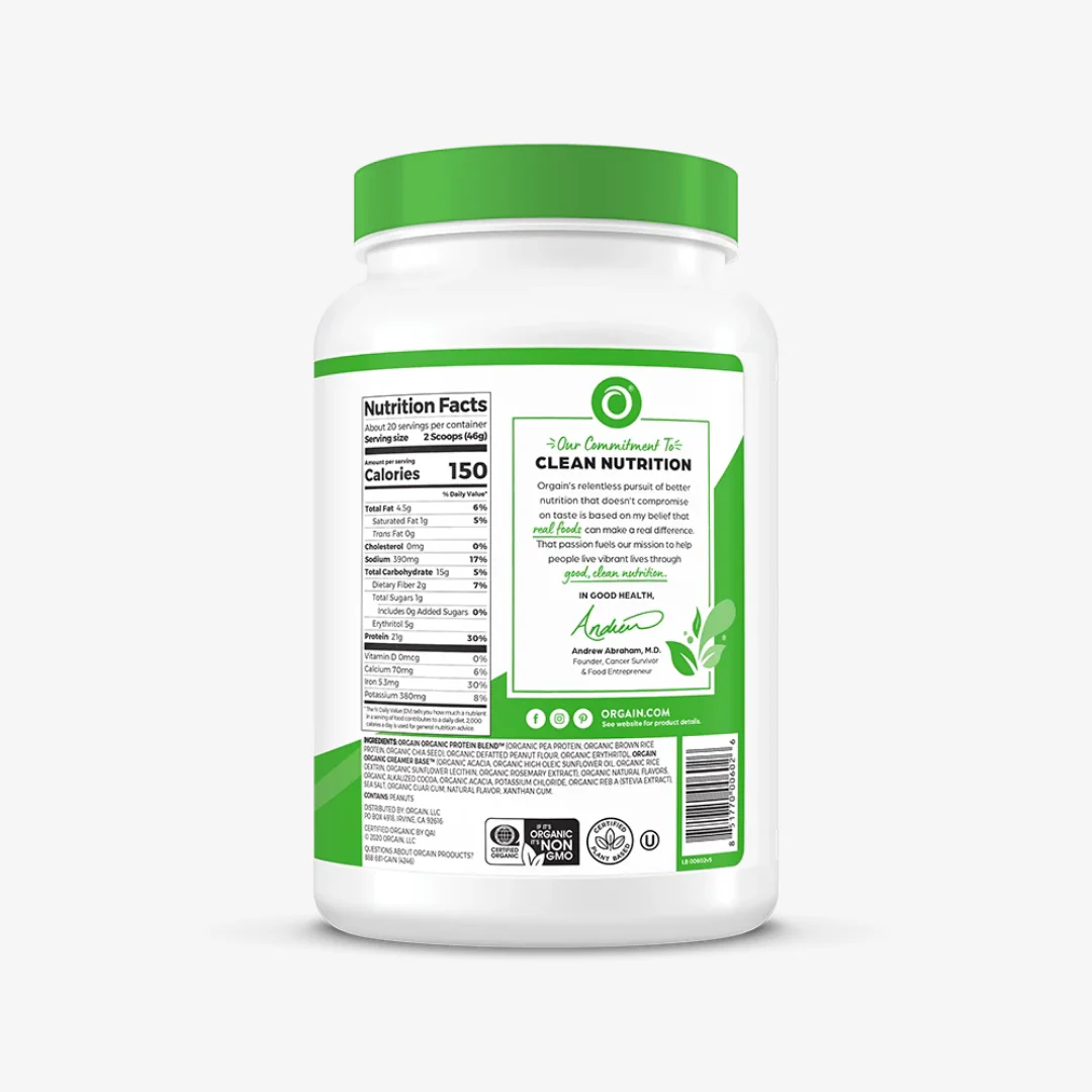 Organic Protein Powder - Chocolate Peanut Butter - Image 3