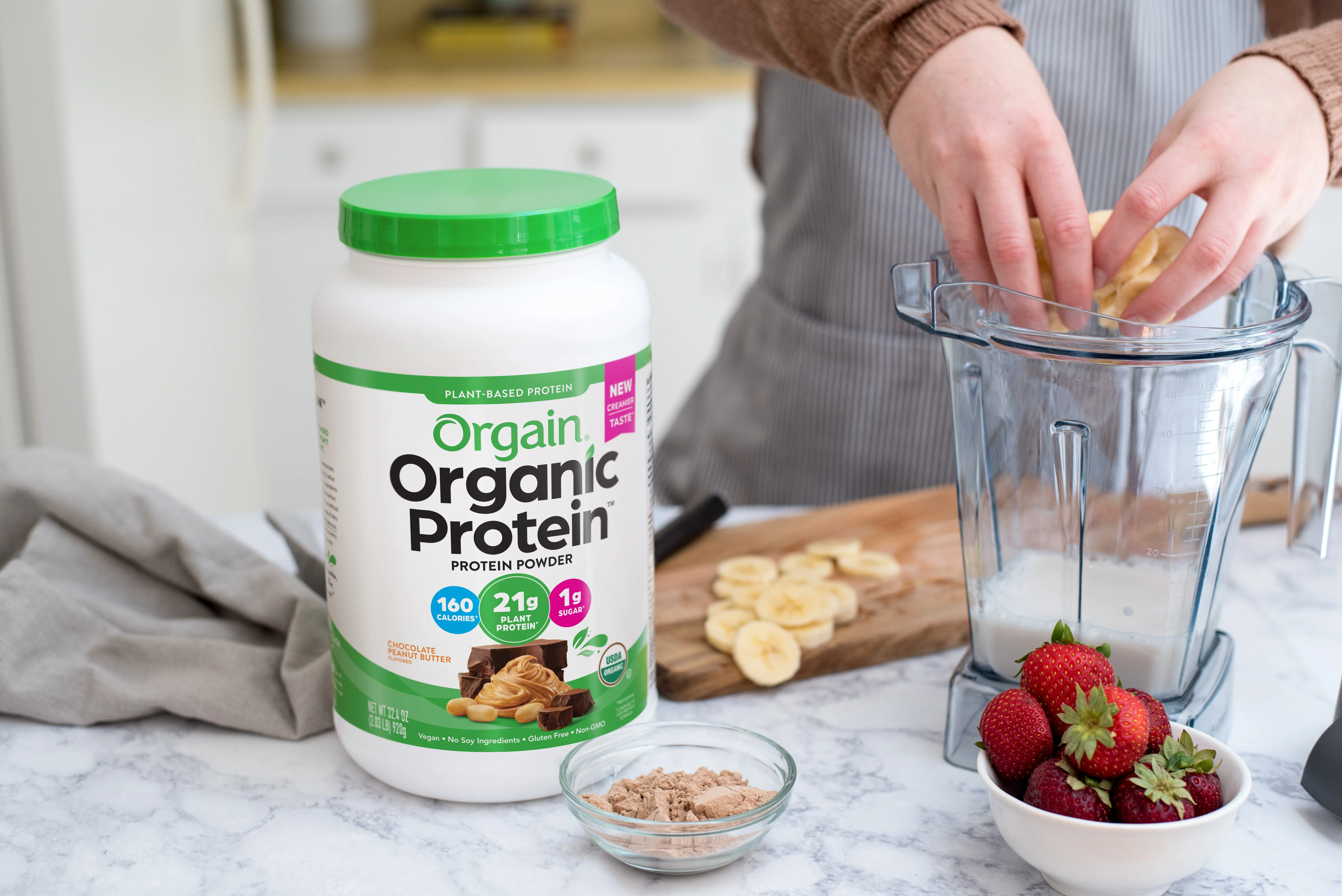 Organic Protein Powder - Chocolate Peanut Butter - Image 8