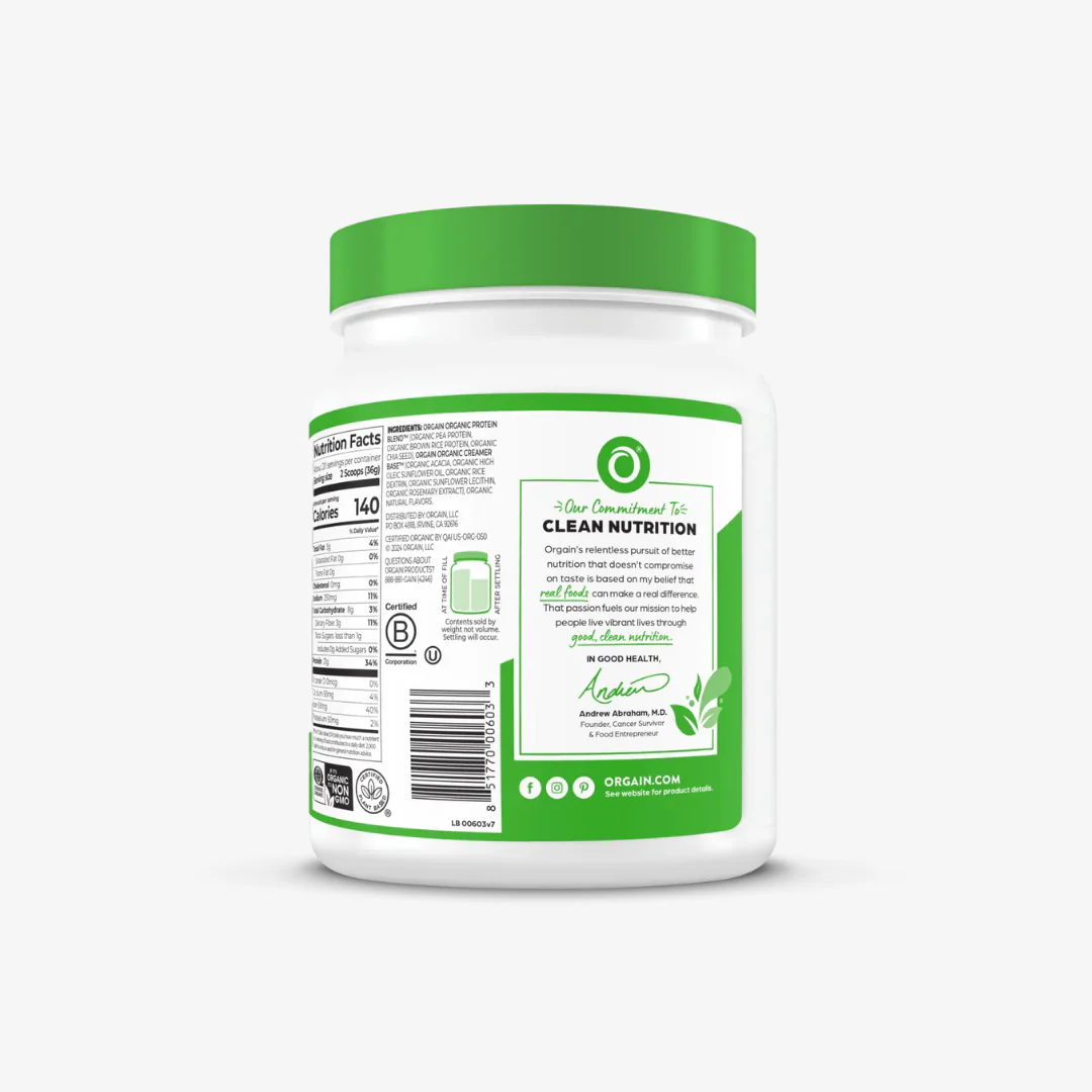 Organic Protein Powder - Natural Unsweetened - Image 4