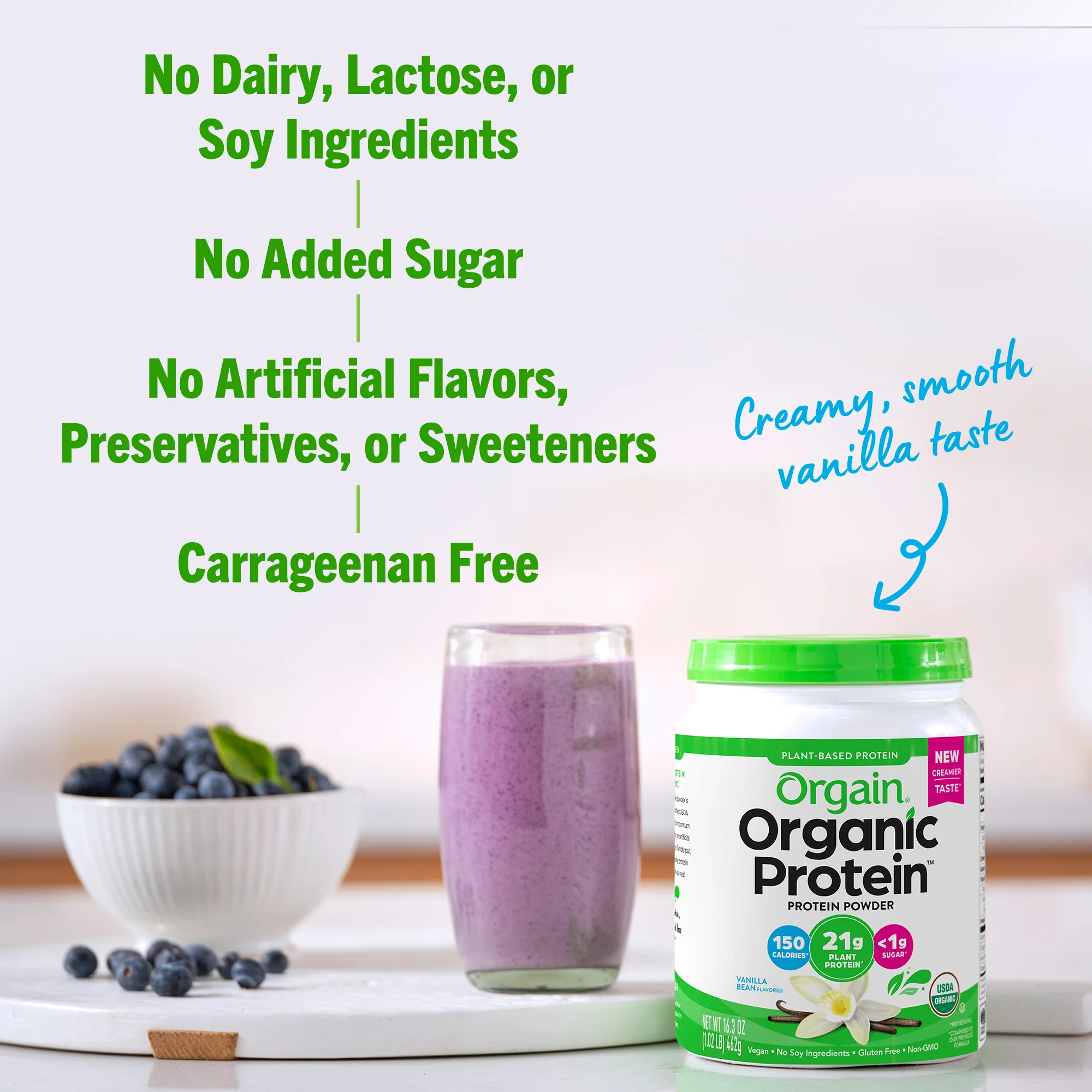 Organic Protein Powder - Vanilla Bean - Image 5