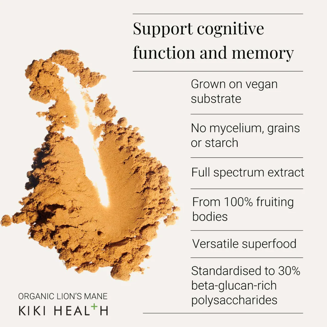 Organic Lion's Mane Mushroom Extract Powder - Image 2