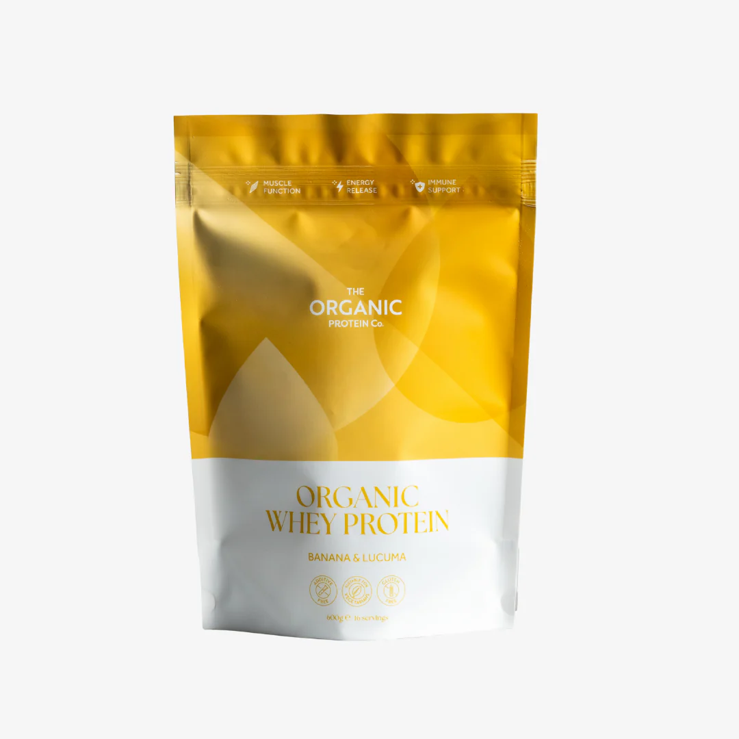 Organic Whey Protein Powder - Banana & Lucuma