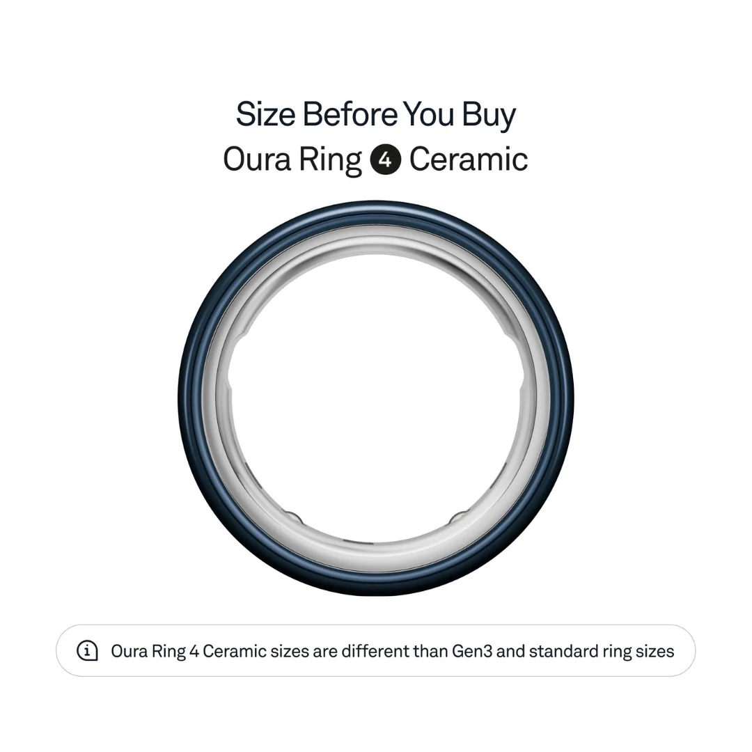 Oura Ring 4 Ceramic - Midnight - Image 2