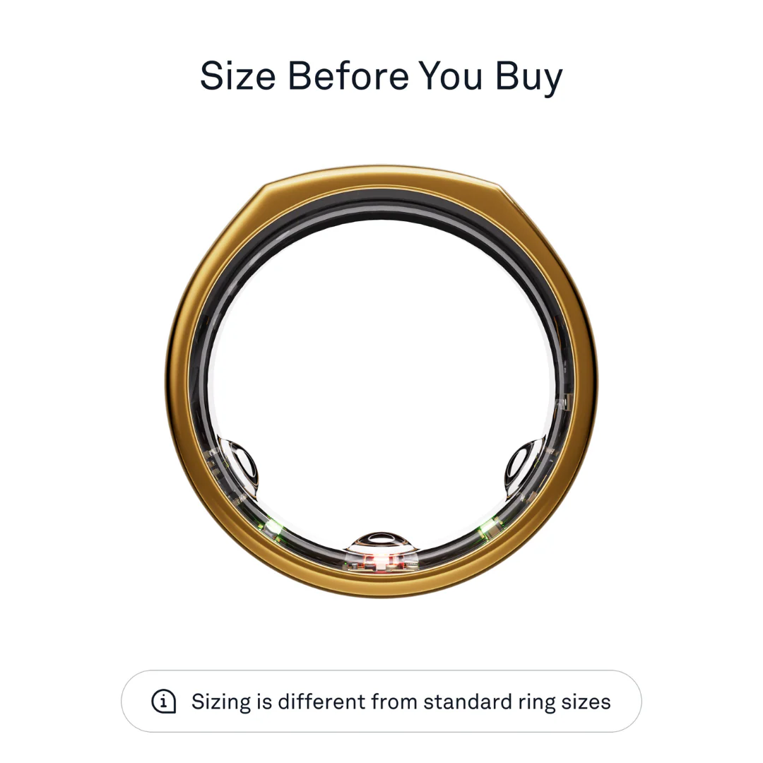 Oura Ring Gen3 Heritage - Gold - Image 2