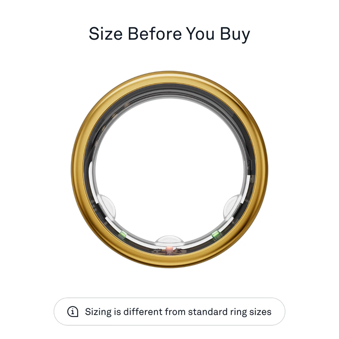 Oura Ring Gen3 Horizon - Gold - Image 2