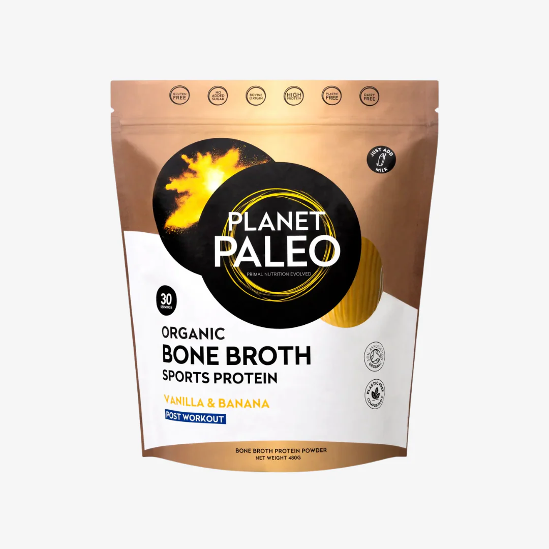 Organic Bone Broth Sport Protein - Vanilla & Banana - Image 2