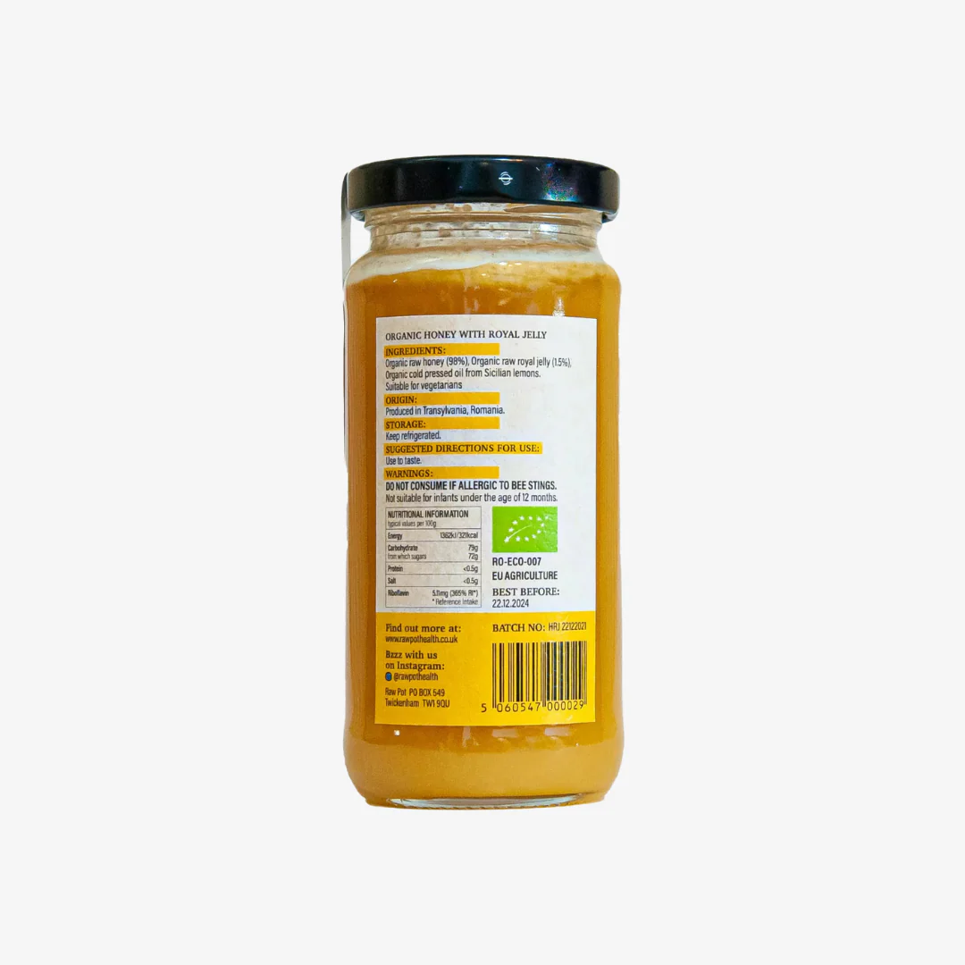 Organic Rawyal Honey with Royal Jelly - Image 2