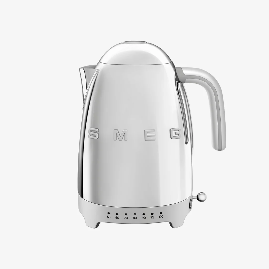 Variable Temperature Kettle in Polished Stainless Steel